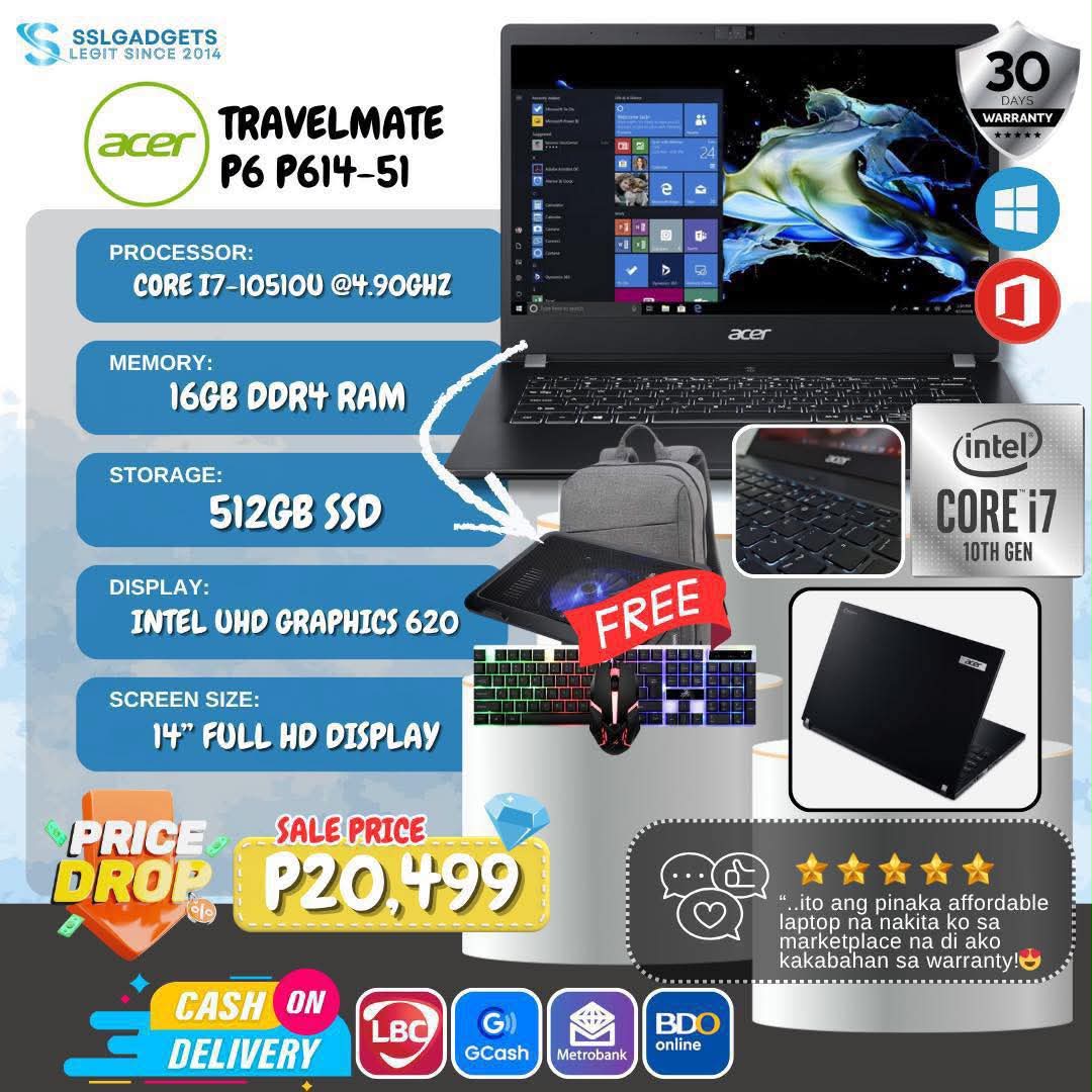 Acer TravelMate P614