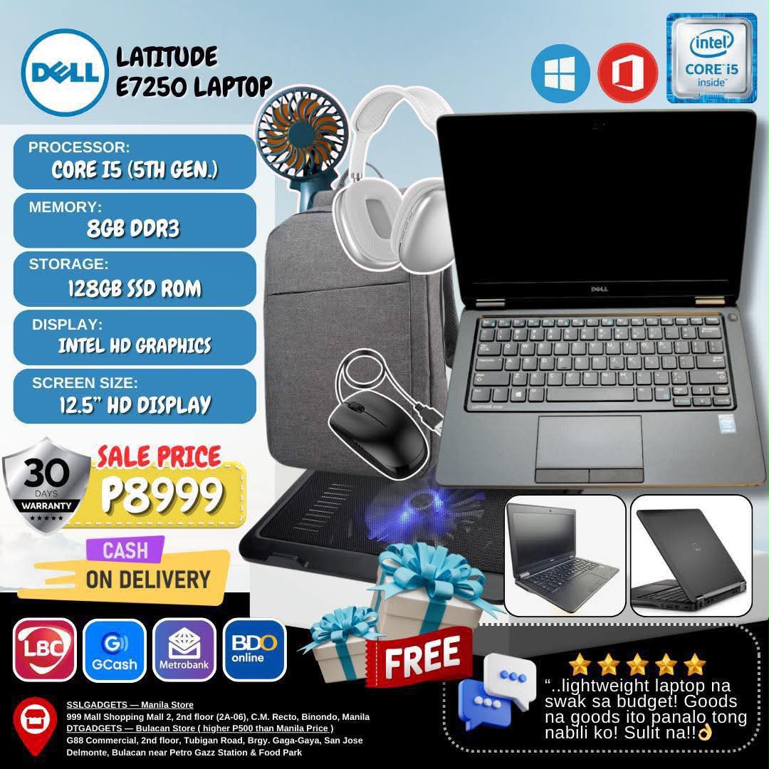Dell Latitude E7250